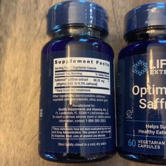 Life Extension Optimized Saffron - Picture 3 of 3